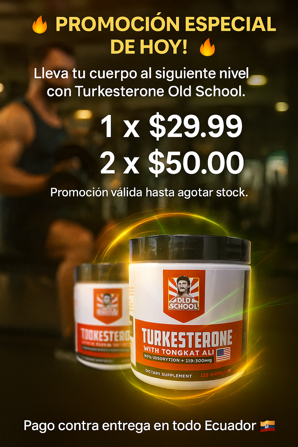 Turkesterone Old School – Potencia Natural, Resultados Reales