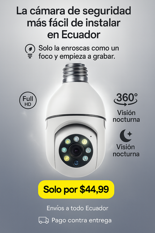 📸 Cámara Foco 360 – Seguridad Total desde tu Celular