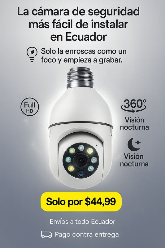 📸 Cámara Foco 360 – Seguridad Total desde tu Celular