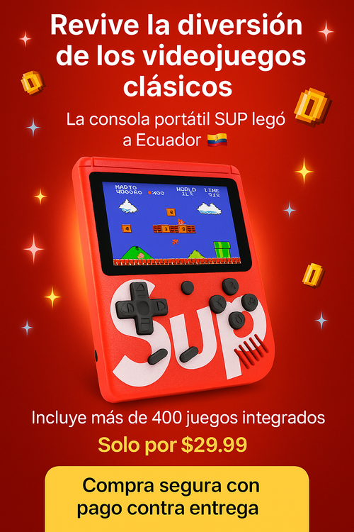 🎮 Consola de Videojuegos SUP – 400 juegos clásicos en la palma de tu mano